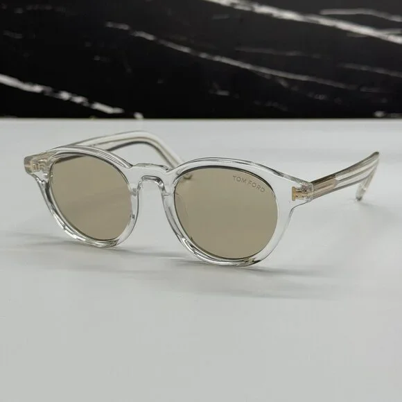 NEW TOM FORD TF1123-D 26E TRANSPARENT/BEIGE WOMEN SUNGLASSES FT1123-D 26E NEW TOM FORD TF1123-D 26E TRANSPARENT/BEIGE WOMEN SUNGLASSES  main image 3